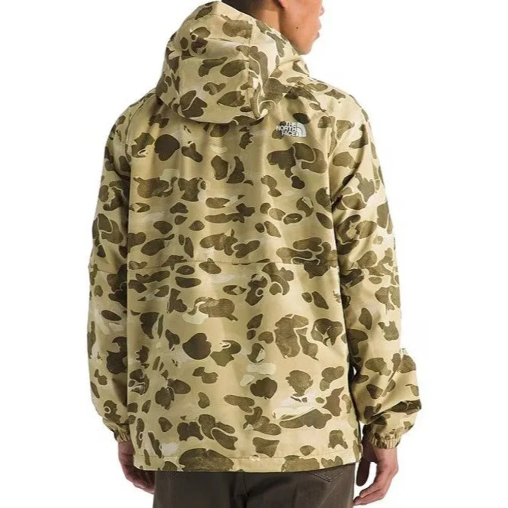 The North Face Men's Antora Dryvent Waterproof Hoodie Rain Jacket Cedar Camo XL